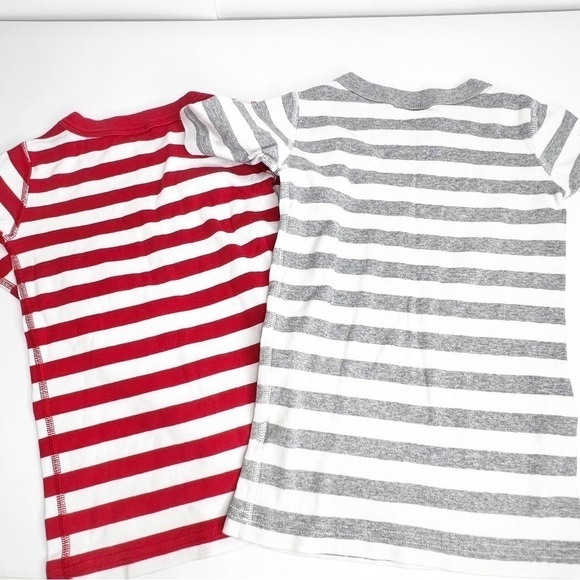 Hanna Andersson 2 Striped Pajama Tops - Picture 2 of 4